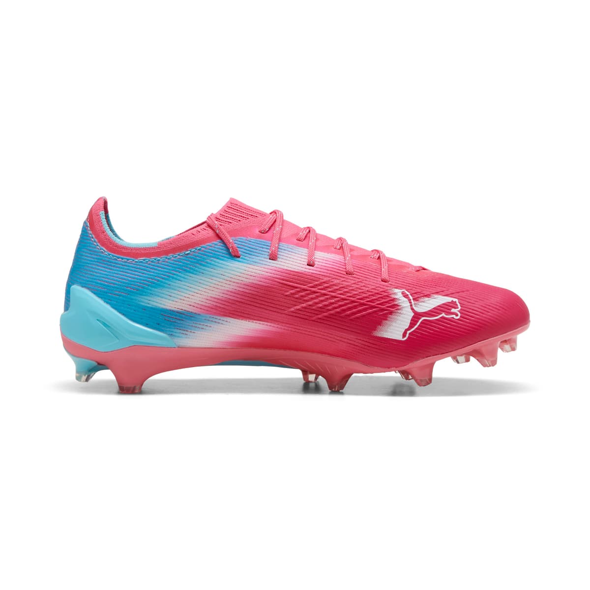 PUMA ULTRA 6 ULTIMATE RE-CHARGE FG uniseks voetbalschoenen, Blauw/Roze, Maat 43 thumbnail 4