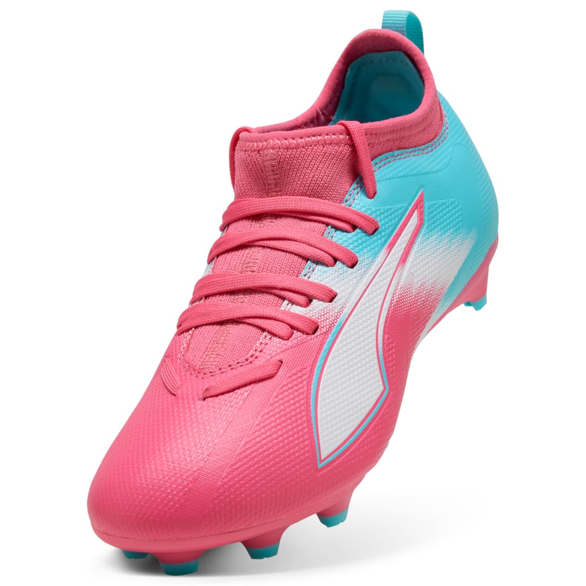 PUMA ULTRA 6 MATCH RE-CHARGE FG/AG voetbalschoenen, Blauw/Roze, Maat 37 thumbnail 2