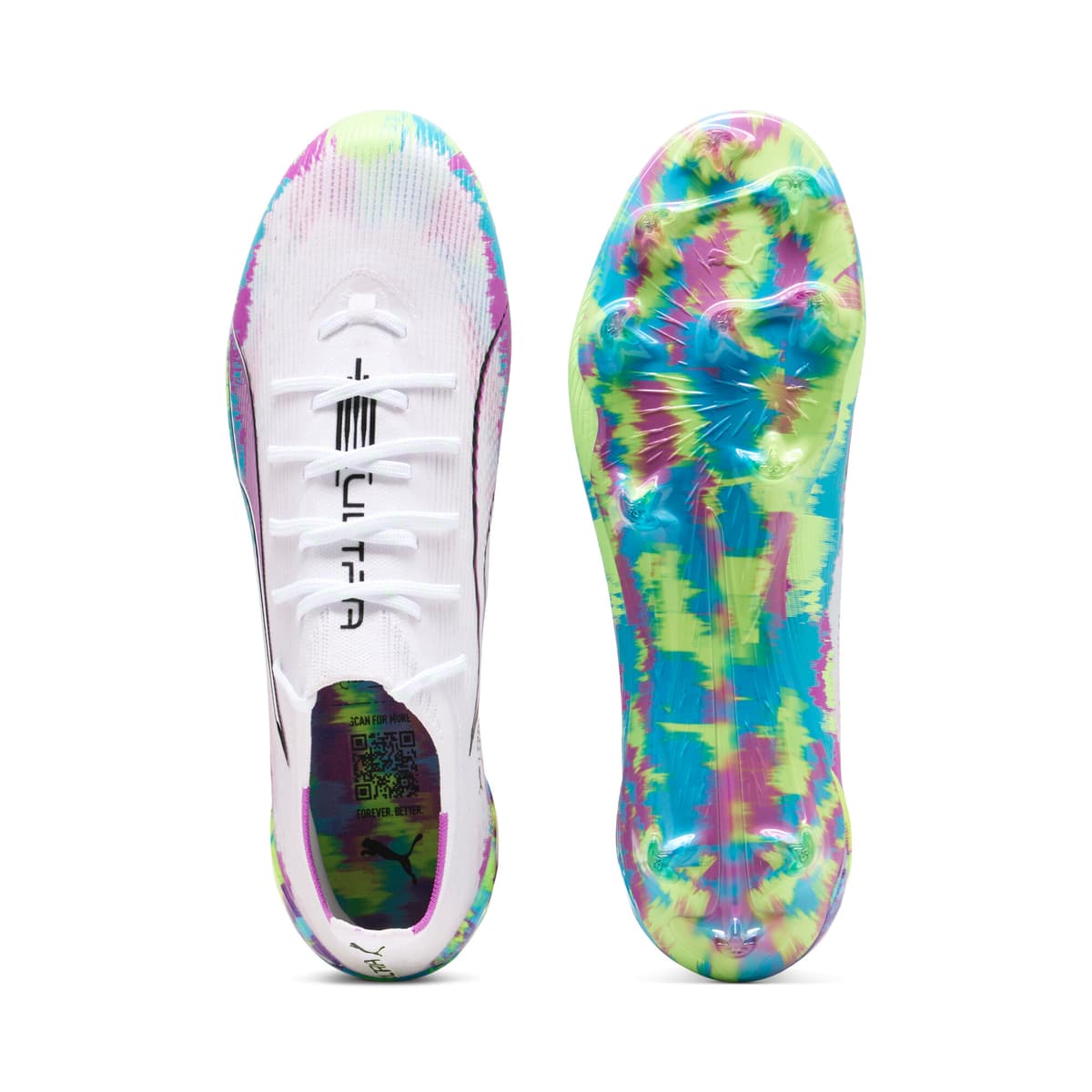 PUMA ULTRA 6 ULTIMATE Brilliance FG voetbalschoenen voor Dames, Wit, Maat 41 thumbnail 5