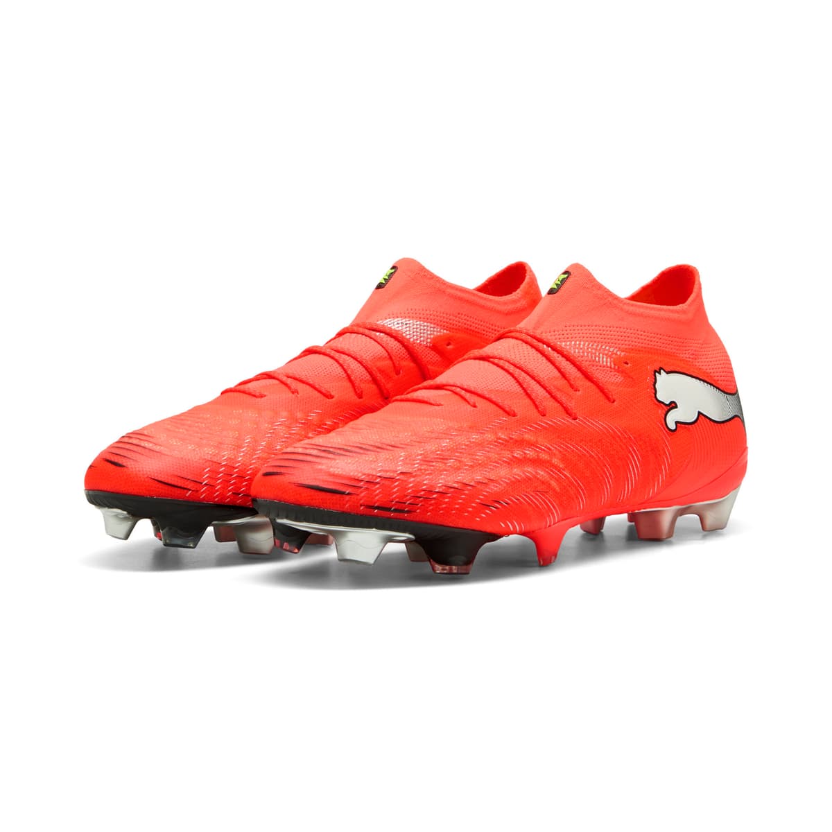 PUMA FUTURE 9 ULTIMATE FG uniseks voetbalschoenen, Zwart/Rood/Wit, Maat 38,5 thumbnail 7