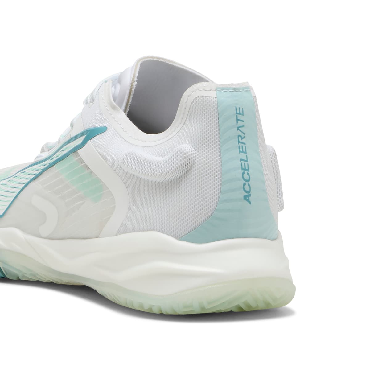 PUMA Accelerate NITROâ¢ SQD 4 handbalschoenen voor Dames, Blauw/Wit, Maat 44 thumbnail 5