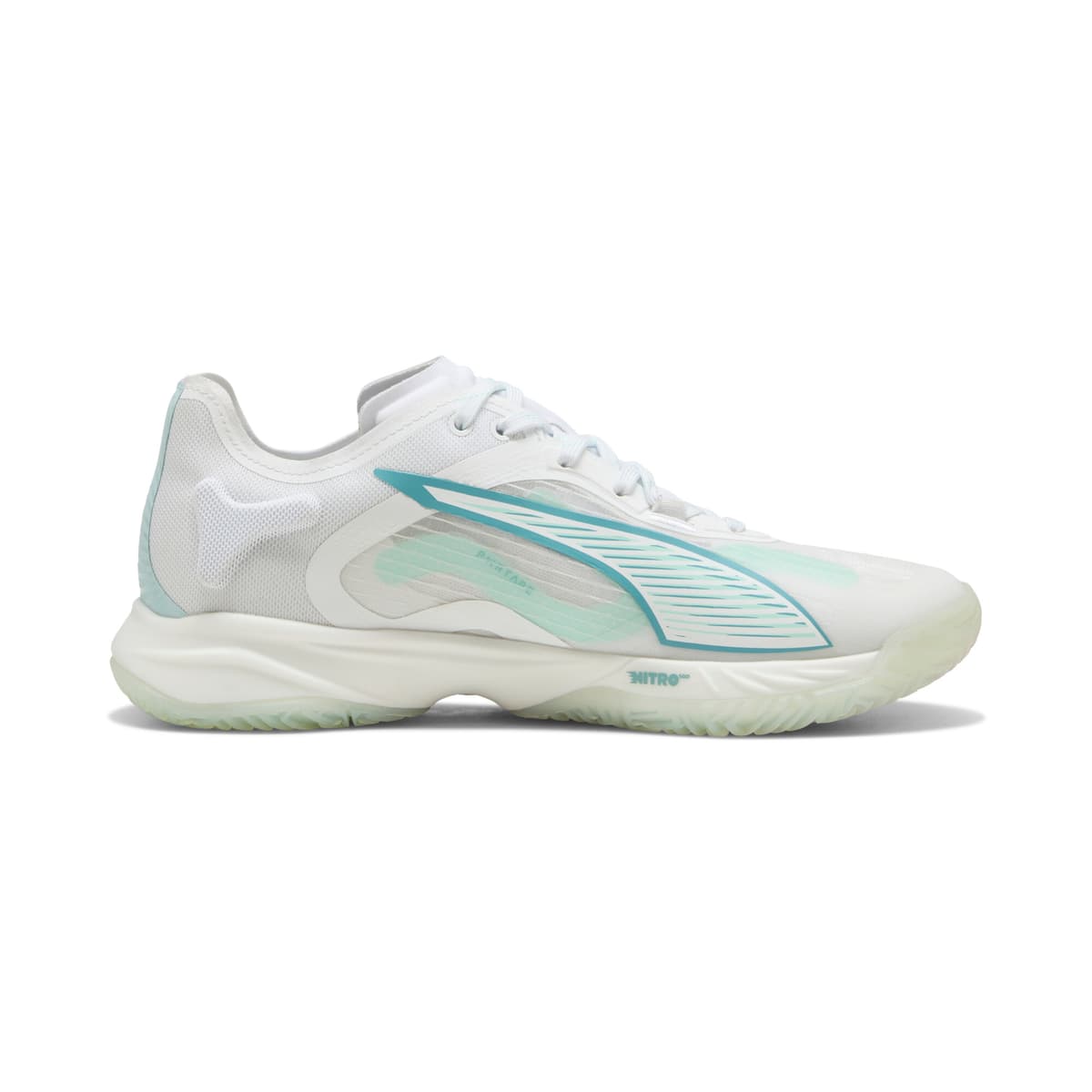 PUMA Accelerate NITROâ¢ SQD 4 handbalschoenen voor Dames, Blauw/Wit, Maat 44 thumbnail 3