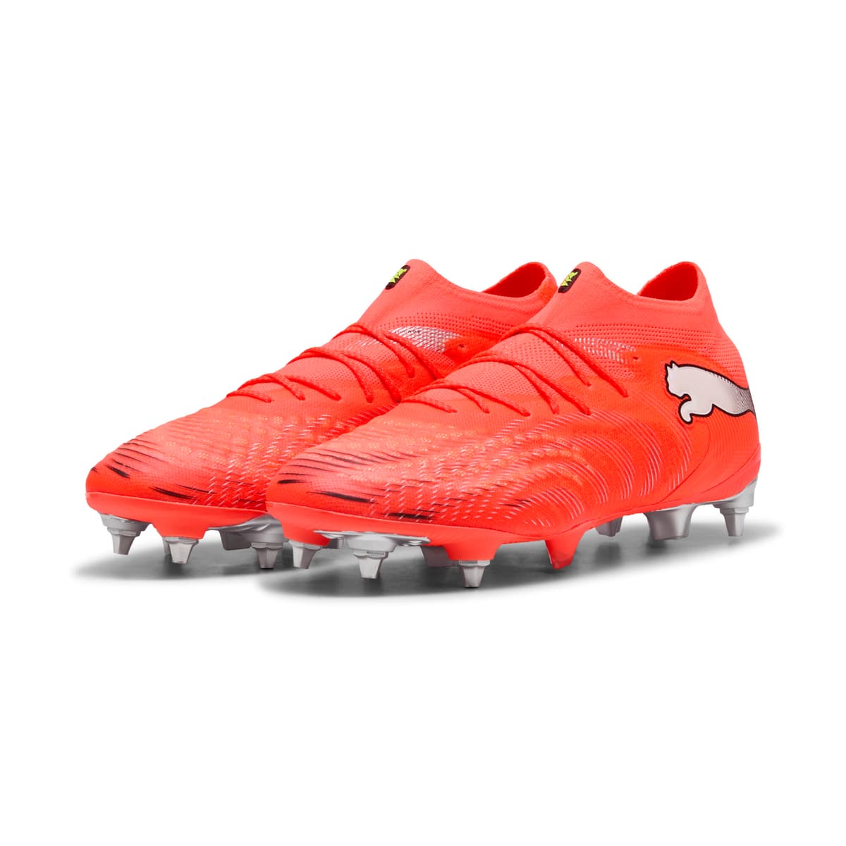 PUMA FUTURE 9 ULTIMATE MxSG uniseks voetbalschoenen, Zwart/Rood/Wit, Maat 44 thumbnail 6