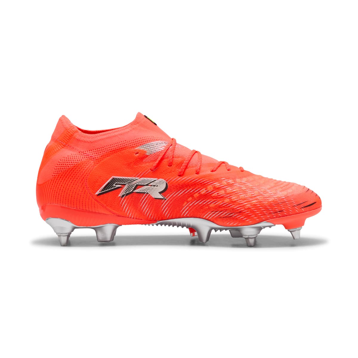 PUMA FUTURE 9 ULTIMATE MxSG uniseks voetbalschoenen, Zwart/Rood/Wit, Maat 44 thumbnail 3