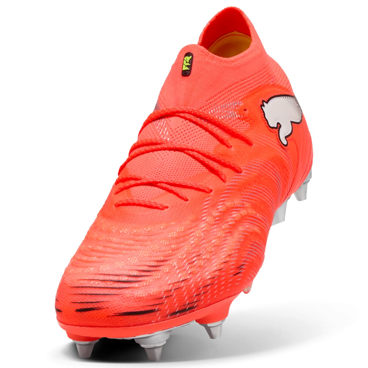 PUMA FUTURE 9 ULTIMATE MxSG uniseks voetbalschoenen, Zwart/Rood/Wit, Maat 44 thumbnail 2