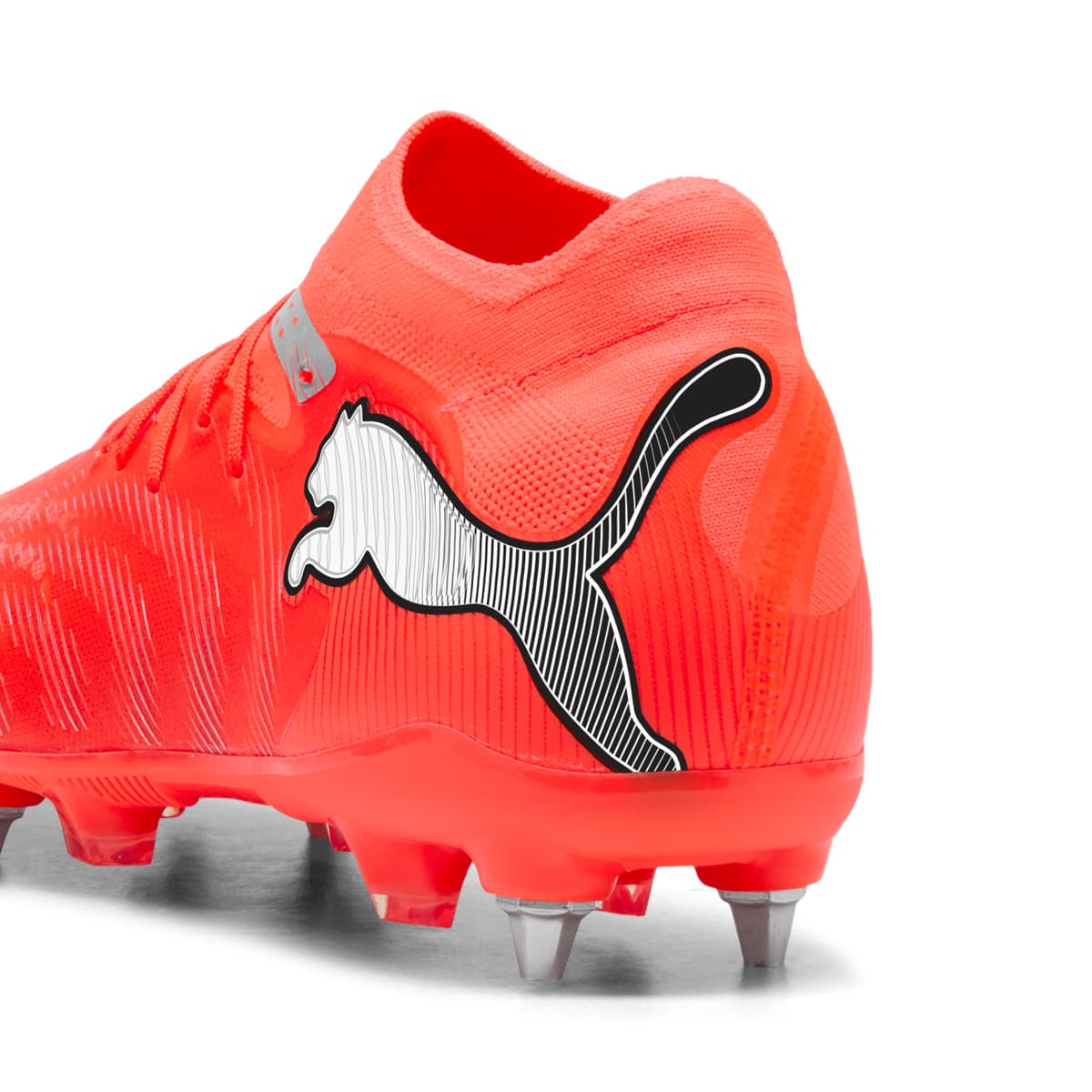 PUMA FUTURE 9 PRO MxSG uniseks voetbalschoenen, Zwart/Rood/Wit, Maat 46 thumbnail 5