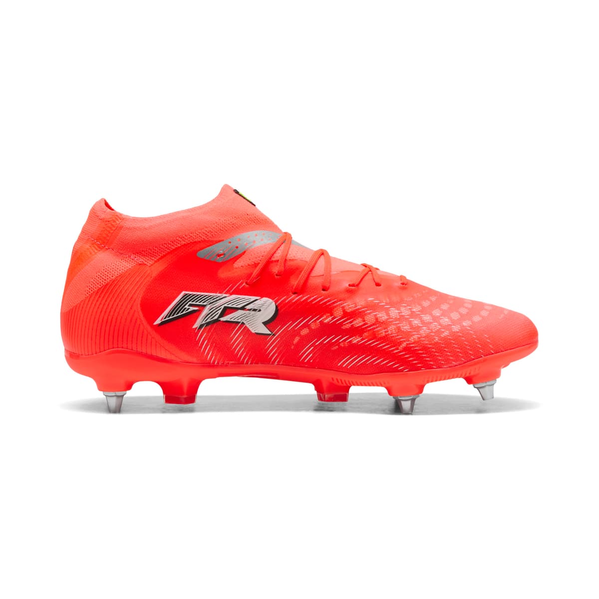 PUMA FUTURE 9 PRO MxSG uniseks voetbalschoenen, Zwart/Rood/Wit, Maat 46 thumbnail 3