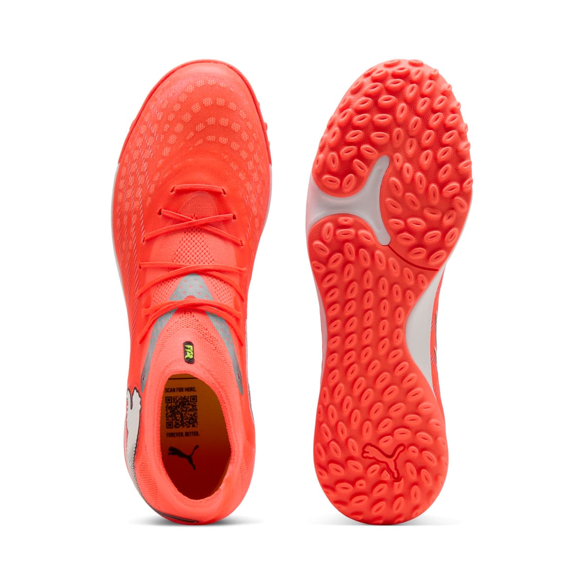 PUMA FUTURE 9 PRO Cage uniseks voetbalschoenen, Zwart/Rood/Wit, Maat 44,5 thumbnail 4