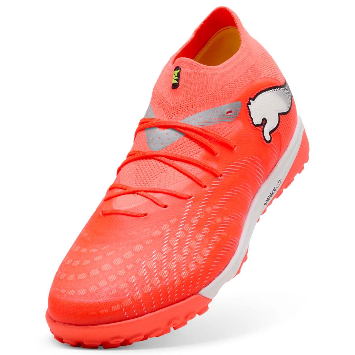 PUMA FUTURE 9 PRO Cage uniseks voetbalschoenen, Zwart/Rood/Wit, Maat 44,5 thumbnail 2