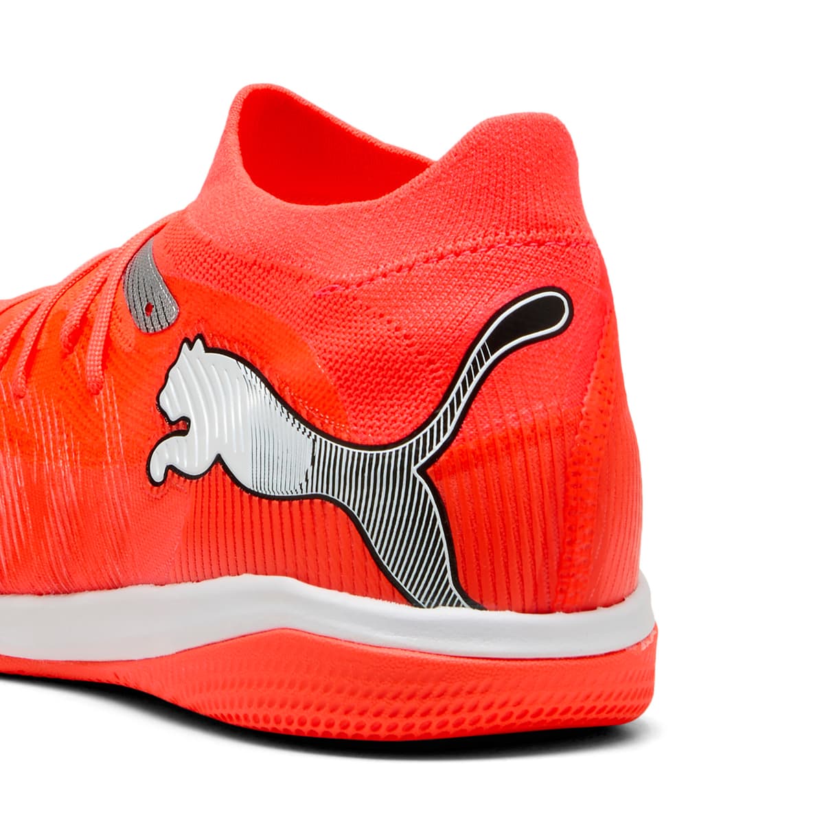 PUMA FUTURE 9 MATCH IT uniseks voetbalschoenen, Zwart/Rood/Wit, Maat 45 thumbnail 5