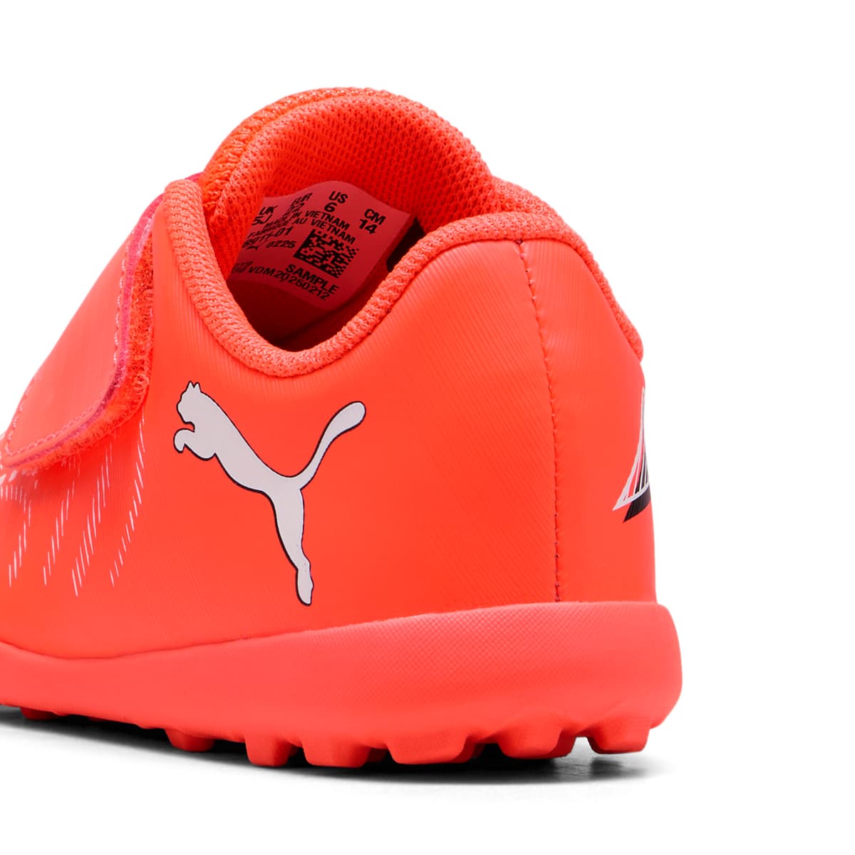 PUMA FUTURE 9 PLAY TT voetbalschoenen, Zwart/Rood/Wit, Maat 26 thumbnail 5