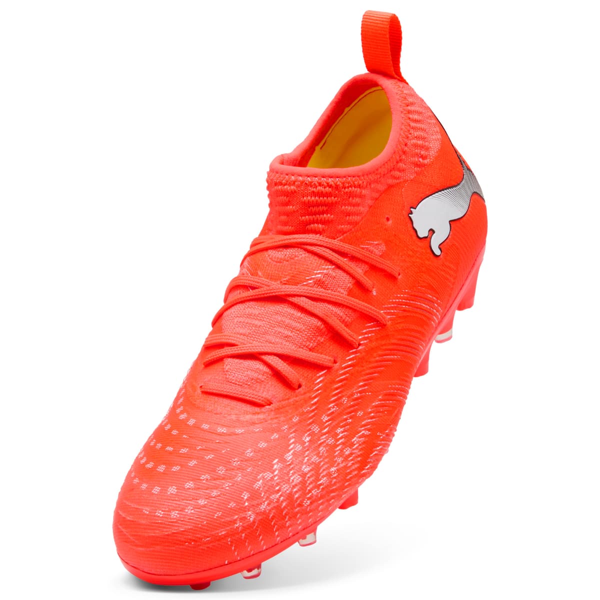 PUMA FUTURE 9 MATCH MG voetbalschoenen, Zwart/Rood/Wit, Maat 33 thumbnail 2