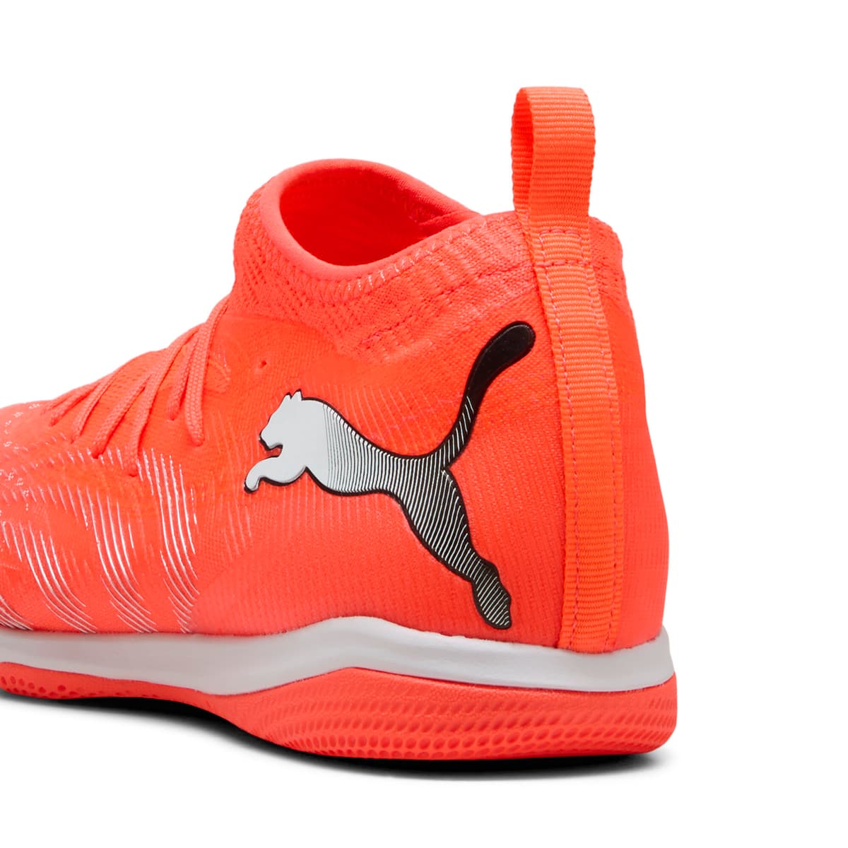 PUMA FUTURE 9 MATCH IT voetbalschoenen, Zwart/Rood/Wit, Maat 38,5 thumbnail 5