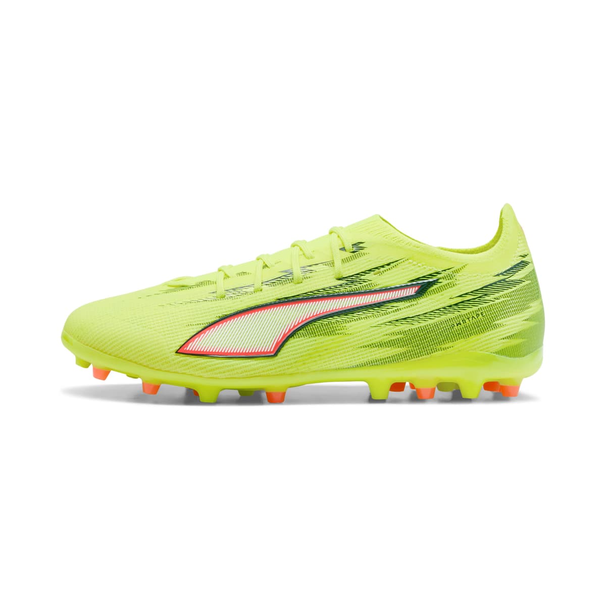 PUMA ULTRA 6 PRO MG voetbalschoenen uniseks, Zwart/Rood/Geel, Maat 42 thumbnail 5