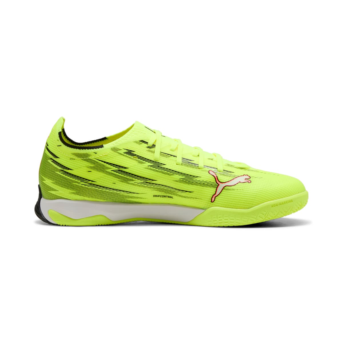 PUMA ULTRA 6 MATCH IT uniseks voetbalschoenen, Zwart/Rood/Geel, Maat 44 thumbnail 3