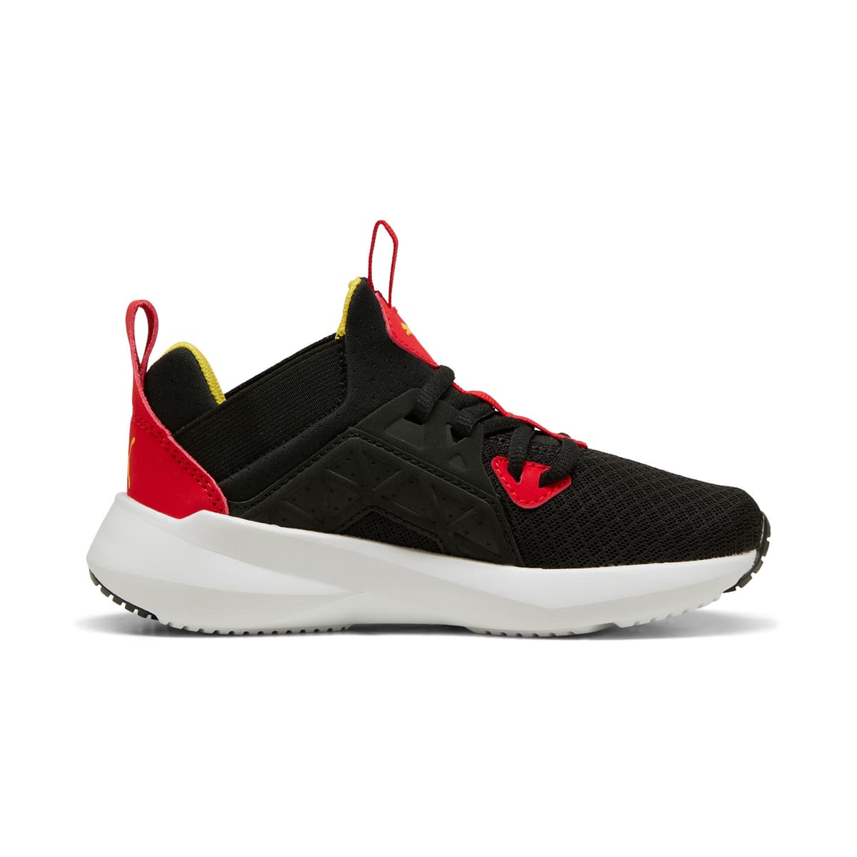 PUMA Soft Enzo NXT sneakers kinderen, Zwart/Rood/Geel, Maat 33 thumbnail 3