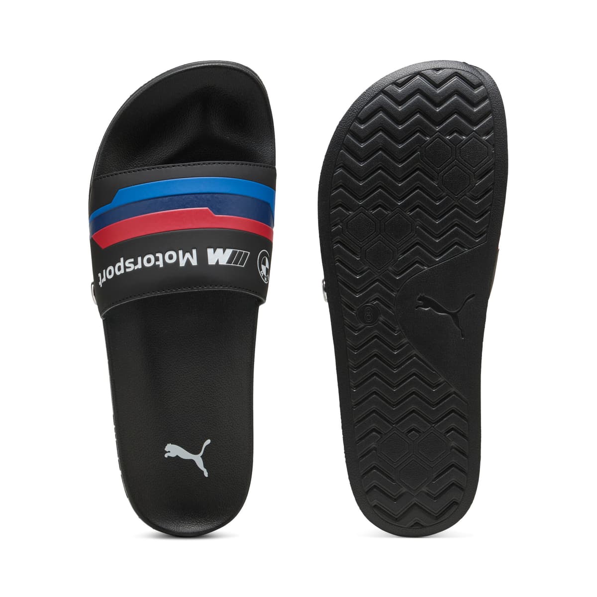 PUMA BMW M Motorsport Logo Leadcat 2.0 slippers, Zwart, Maat 35,5