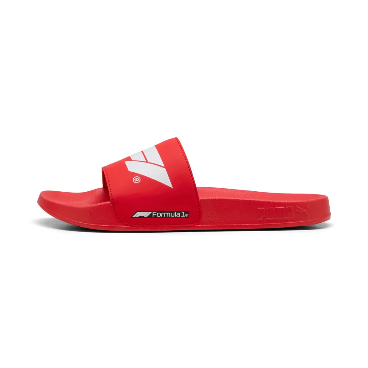 PUMA Formula 1Â® Leadcat 2.0-badslippers met logo, Rood/Wit, Maat 38 thumbnail 5