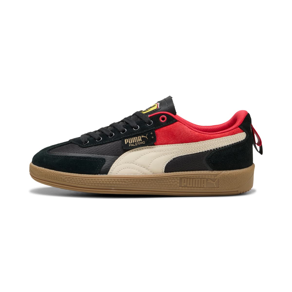 PUMA Scuderia Ferrari Palermo uniseks sneakers, Zwart, Maat 42