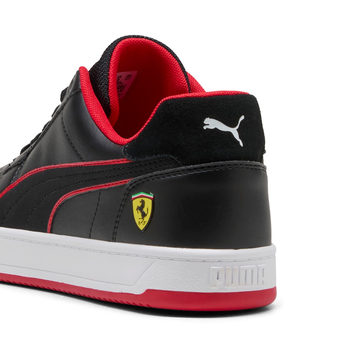 PUMA Scuderia Ferrari Caven 2.0 uniseks sneakers, Zwart/Rood, Maat 48 thumbnail 5