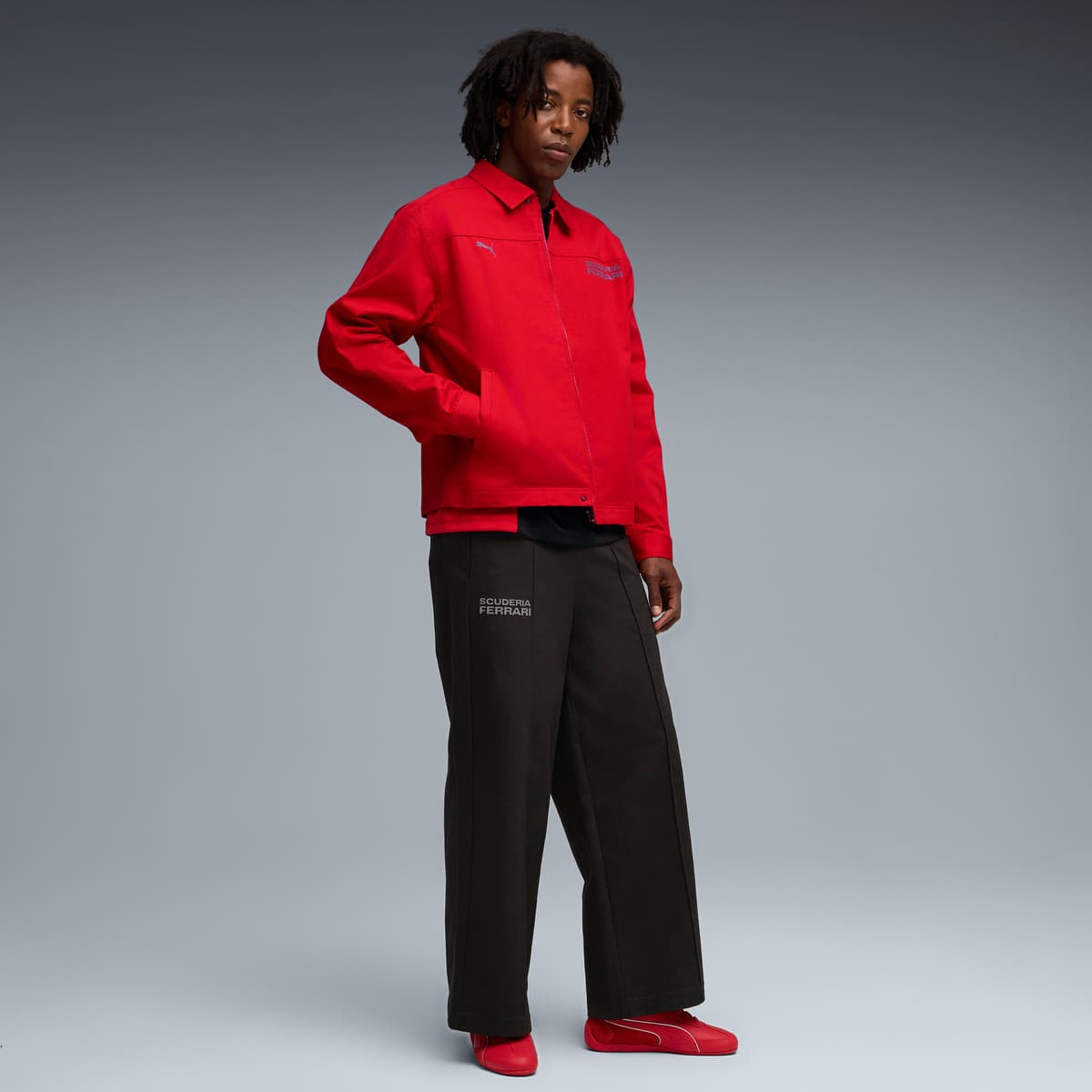 PUMA Scuderia Ferrari HP Speedcat sneakers Uniseks, Zwart/Rood, Maat 40 thumbnail 7