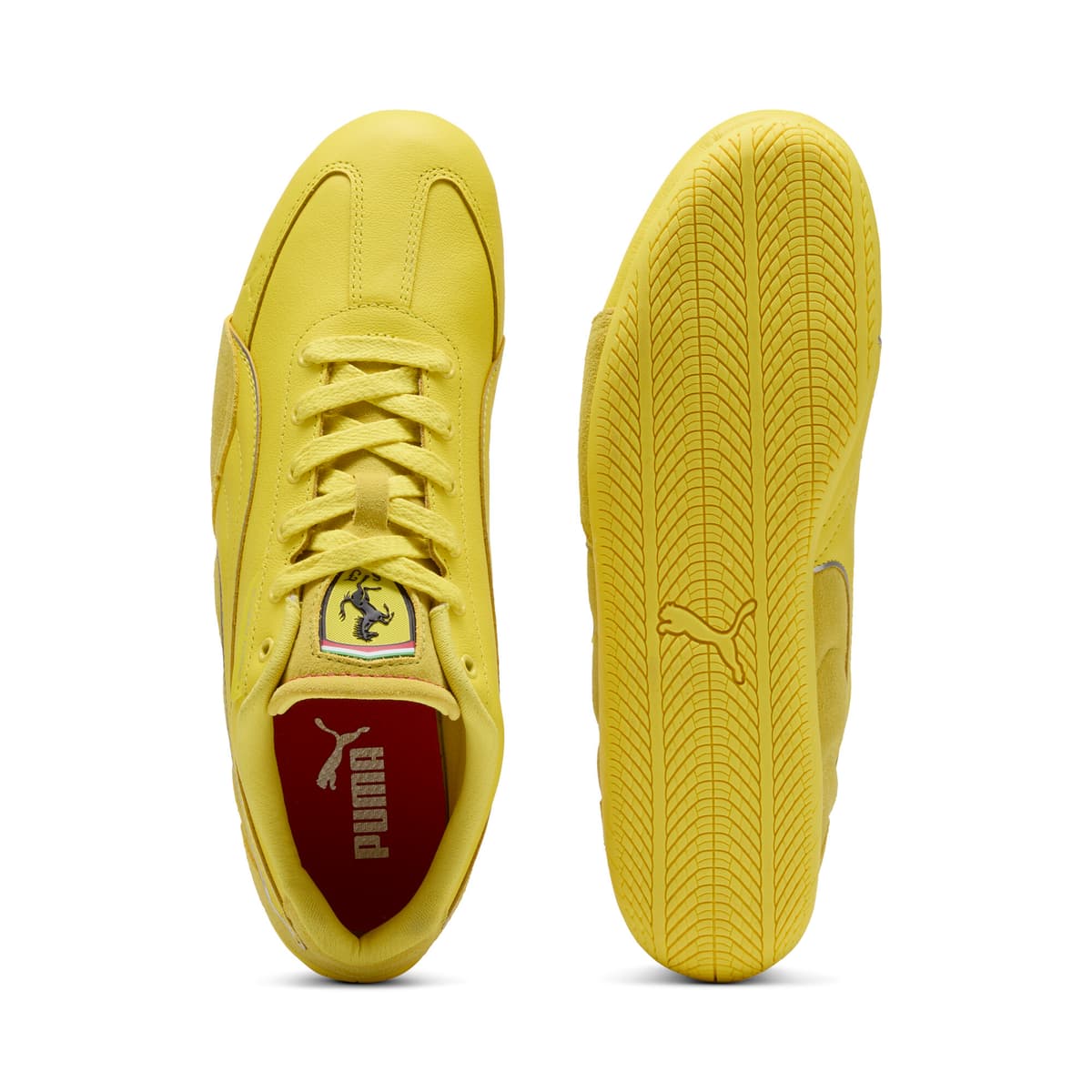 PUMA Scuderia Ferrari HP Speedcat sneakers Uniseks, Rood/Geel, Maat 45 thumbnail 4