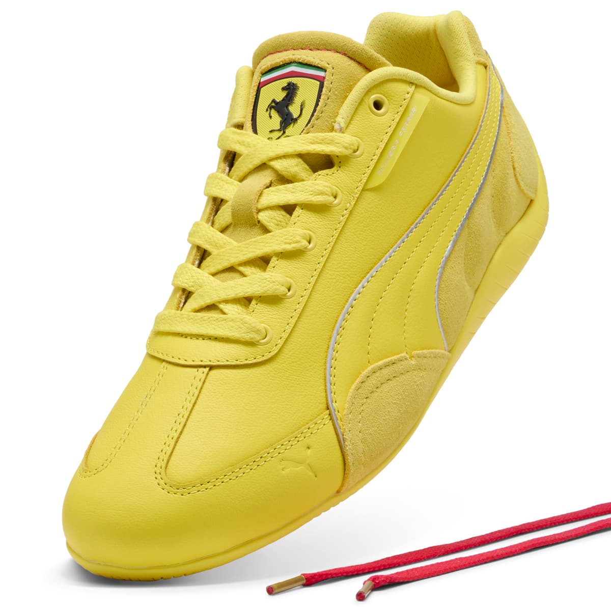 PUMA Scuderia Ferrari HP Speedcat sneakers Uniseks, Rood/Geel, Maat 45 thumbnail 2