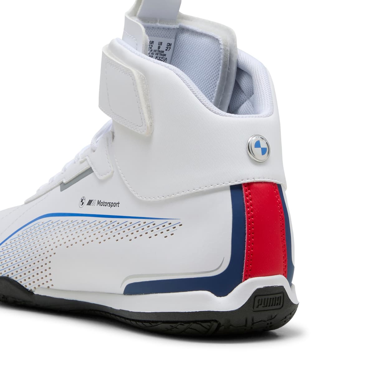PUMA BMW M Motorsport Neo Cat 3.0 Mid uniseks sneakers, Wit, Maat 43 thumbnail 5