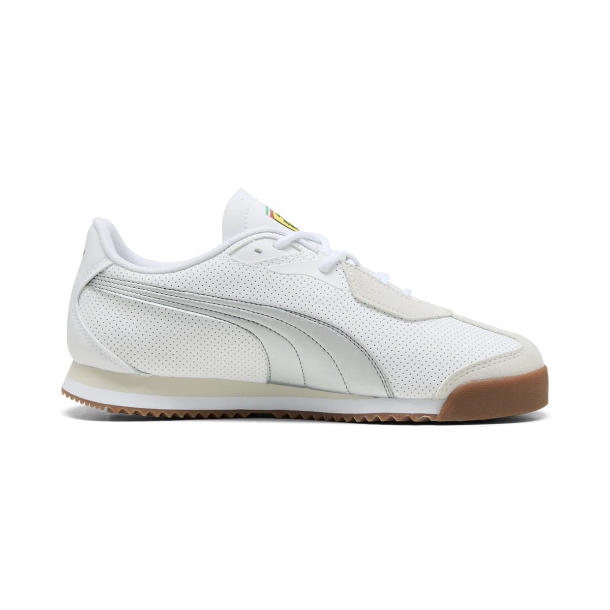 PUMA Scuderia Ferrari Roma uniseks sneakers, Wit/Zilver, Maat 45 thumbnail 3