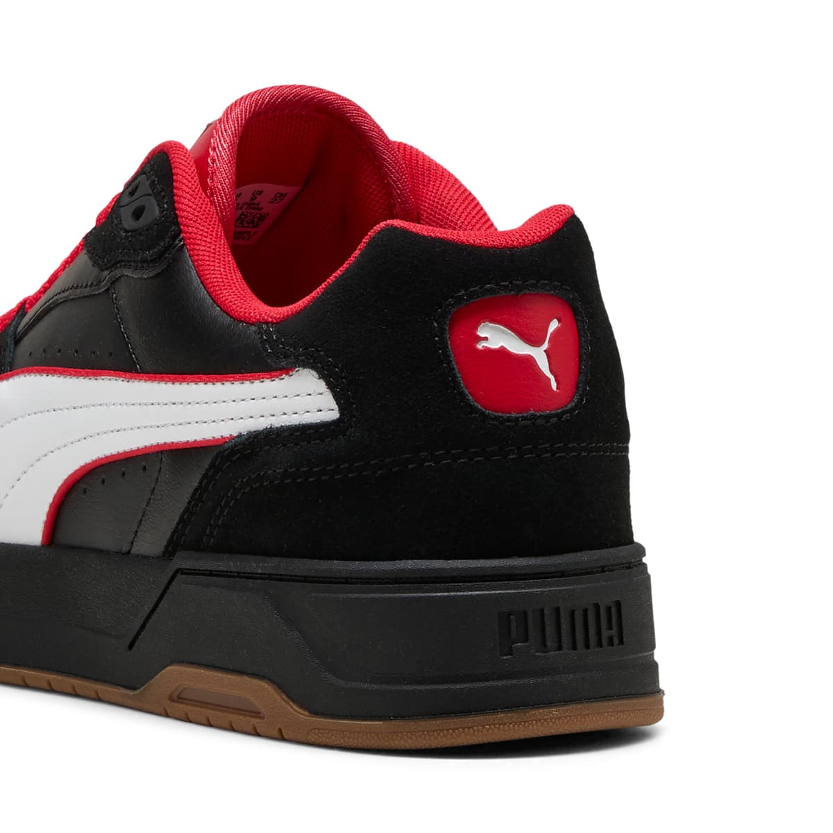 PUMA Scuderia Ferrari RBD Break lage uniseks sneakers, Zwart/Wit, Maat 42,5 thumbnail 5