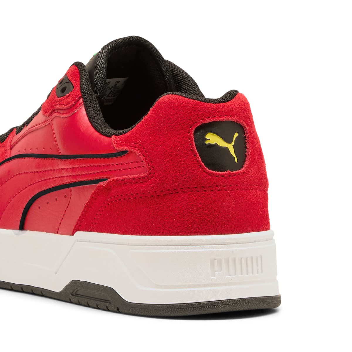 PUMA Scuderia Ferrari RBD Break lage uniseks sneakers, Zwart/Rood, Maat 36 thumbnail 5