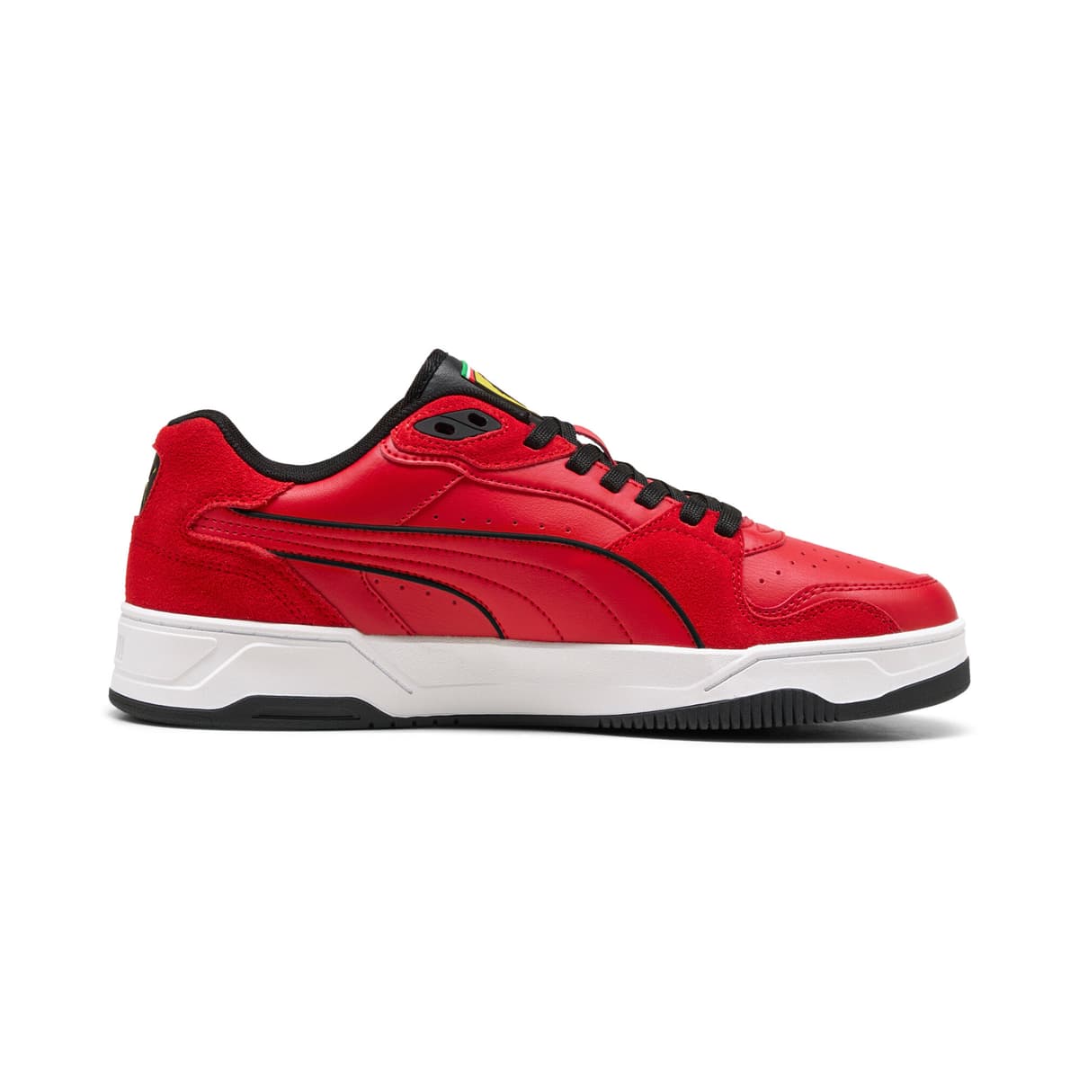 PUMA Scuderia Ferrari RBD Break lage uniseks sneakers, Zwart/Rood, Maat 36 thumbnail 3