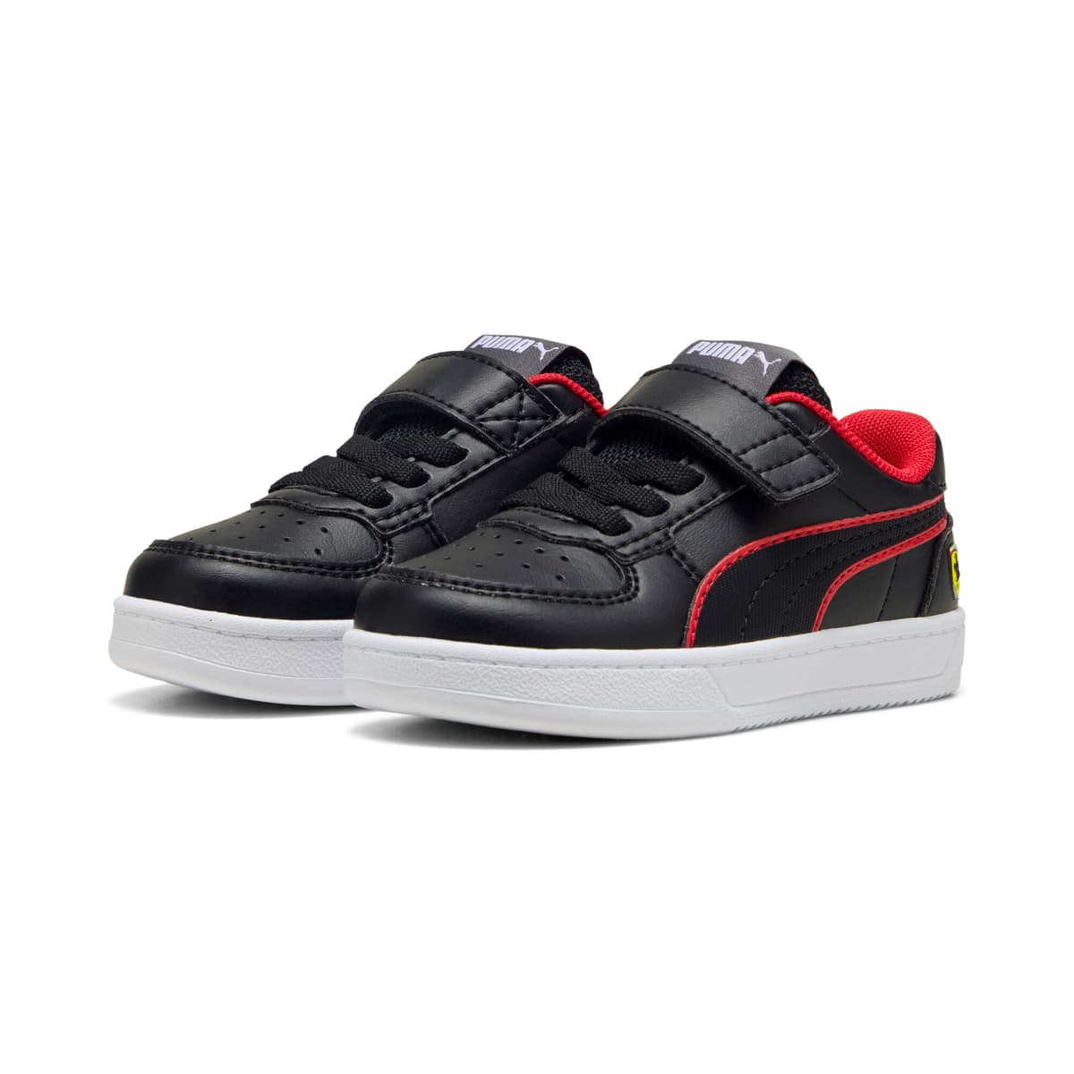 PUMA Scuderia Ferrari Caven 2.0 sneakers, Zwart/Rood, Maat 24 thumbnail 6