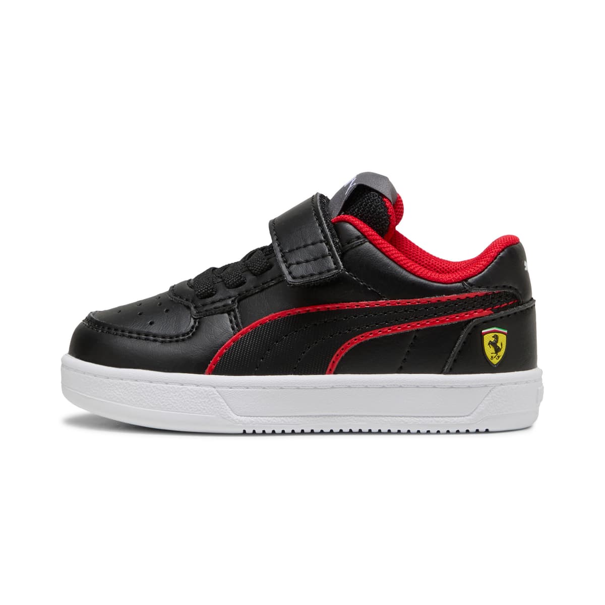 PUMA Scuderia Ferrari Caven 2.0 sneakers, Zwart/Rood, Maat 24