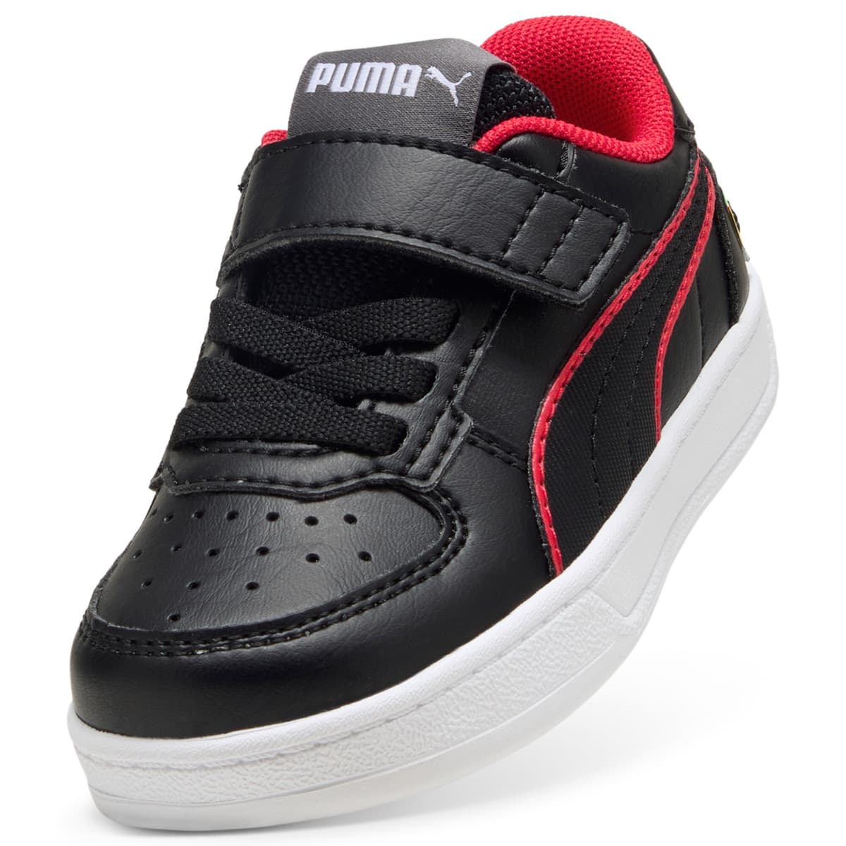 PUMA Scuderia Ferrari Caven 2.0 sneakers, Zwart/Rood, Maat 24 thumbnail 2