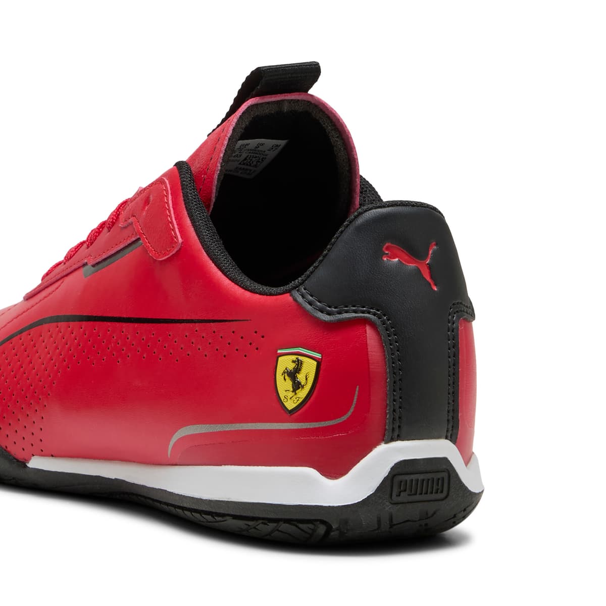 PUMA Scuderia Ferrari Neo Cat 3.0 uniseks sneakers, Zwart/Rood, Maat 46 thumbnail 5