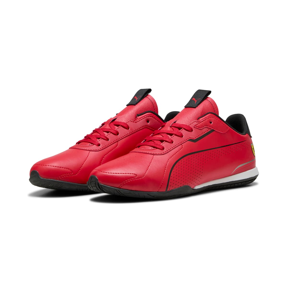 PUMA Scuderia Ferrari Neo Cat 3.0 uniseks sneakers, Zwart/Rood, Maat 46 thumbnail 6