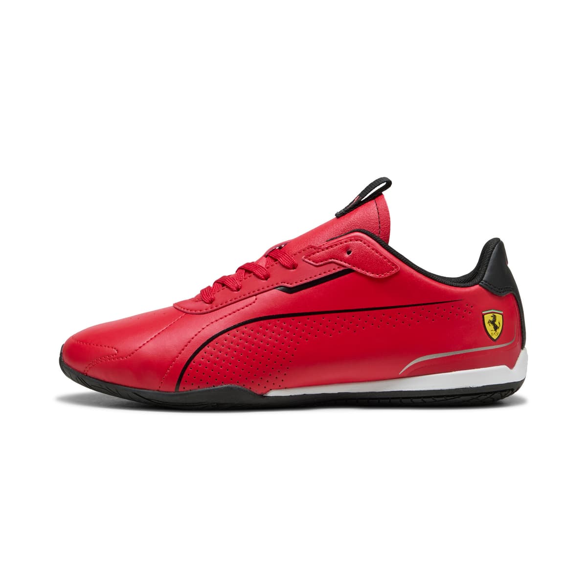 PUMA Scuderia Ferrari Neo Cat 3.0 uniseks sneakers, Zwart/Rood, Maat 46