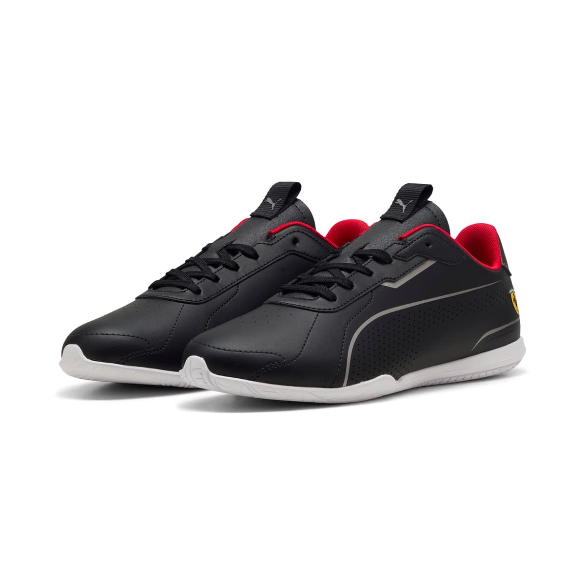PUMA Scuderia Ferrari Neo Cat 3.0 uniseks sneakers, Zwart/Zilver, Maat 40 thumbnail 6