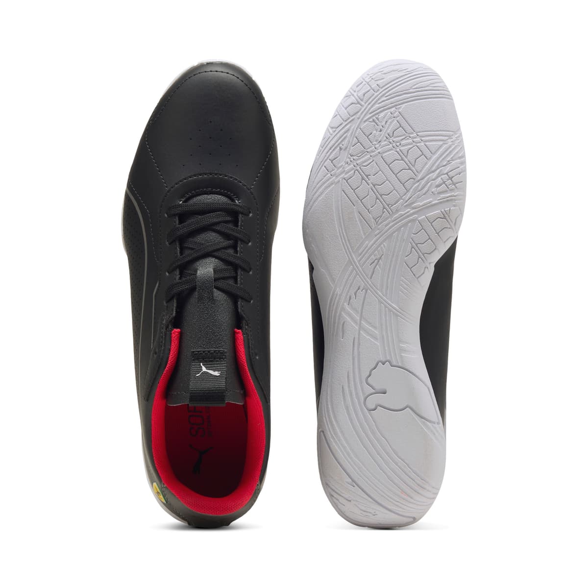 PUMA Scuderia Ferrari Neo Cat 3.0 uniseks sneakers, Zwart/Zilver, Maat 40 thumbnail 4