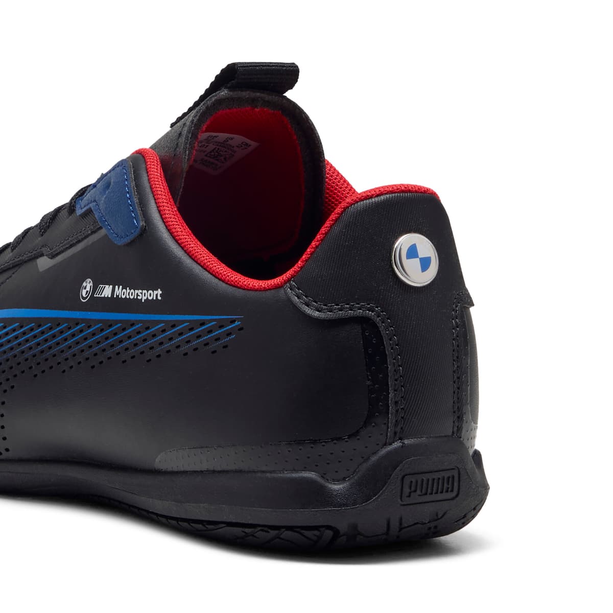 PUMA BMW M Motorsport Neo Cat 3.0 uniseks sneakers, Zwart/Rood, Maat 37,5 thumbnail 5