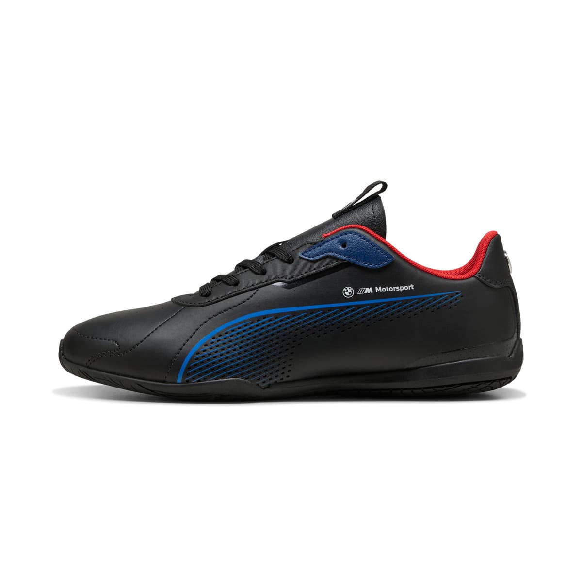 PUMA BMW M Motorsport Neo Cat 3.0 uniseks sneakers, Zwart/Rood, Maat 37,5