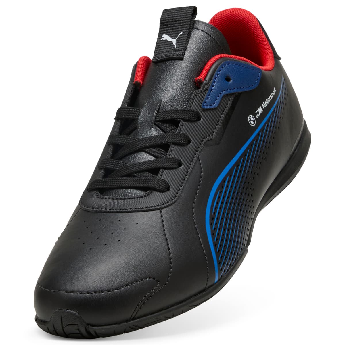 PUMA BMW M Motorsport Neo Cat 3.0 uniseks sneakers, Zwart/Rood, Maat 37,5 thumbnail 2