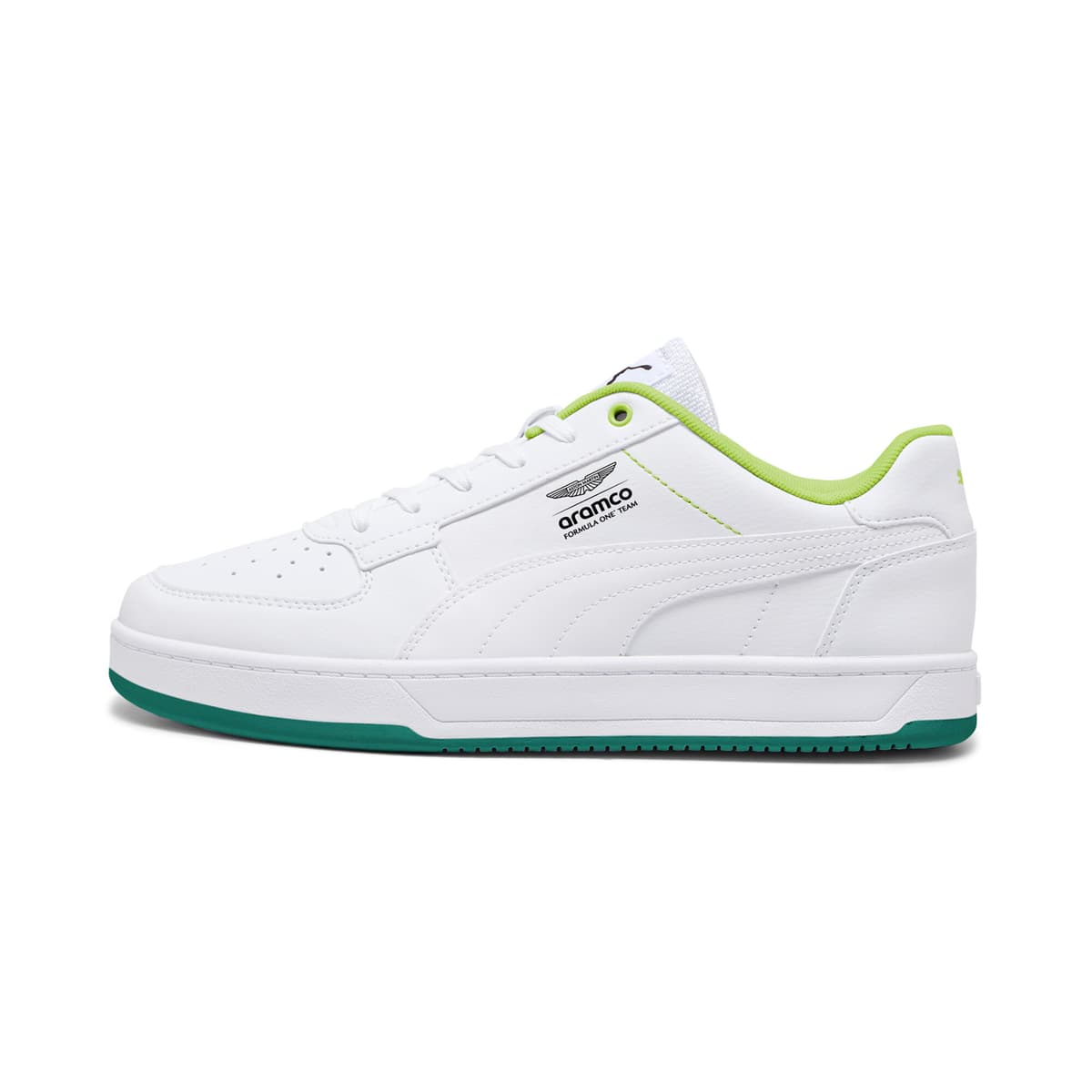 PUMA x ASTON MARTIN ARAMCO F1Â® TEAM Caven 2.0 uniseks sneakers, Groen/Wit, Maat 40,5