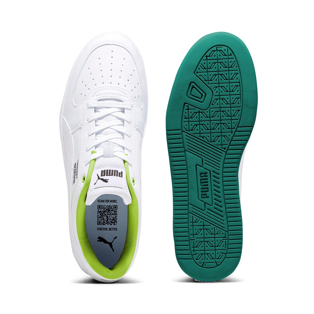 PUMA x ASTON MARTIN ARAMCO F1Â® TEAM Caven 2.0 uniseks sneakers, Groen/Wit, Maat 40,5 thumbnail 4