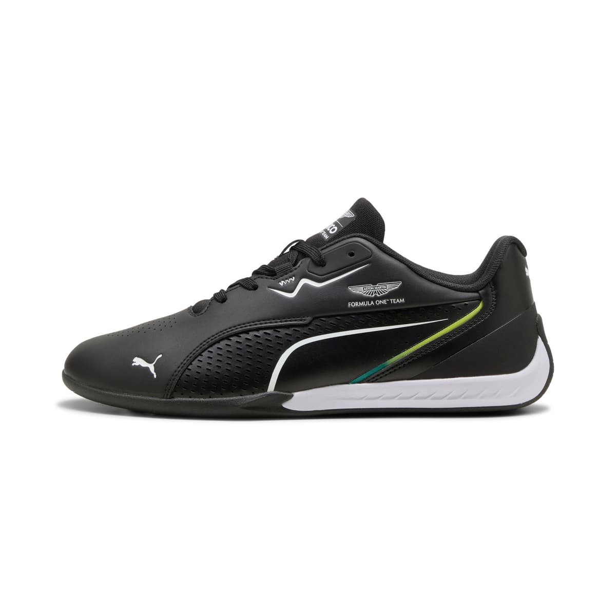PUMA x ASTON MARTIN ARAMCO F1Â® TEAM Drift Cat 11 lage uniseks sneakers, Groen/Zwart, Maat 40,5 thumbnail 5