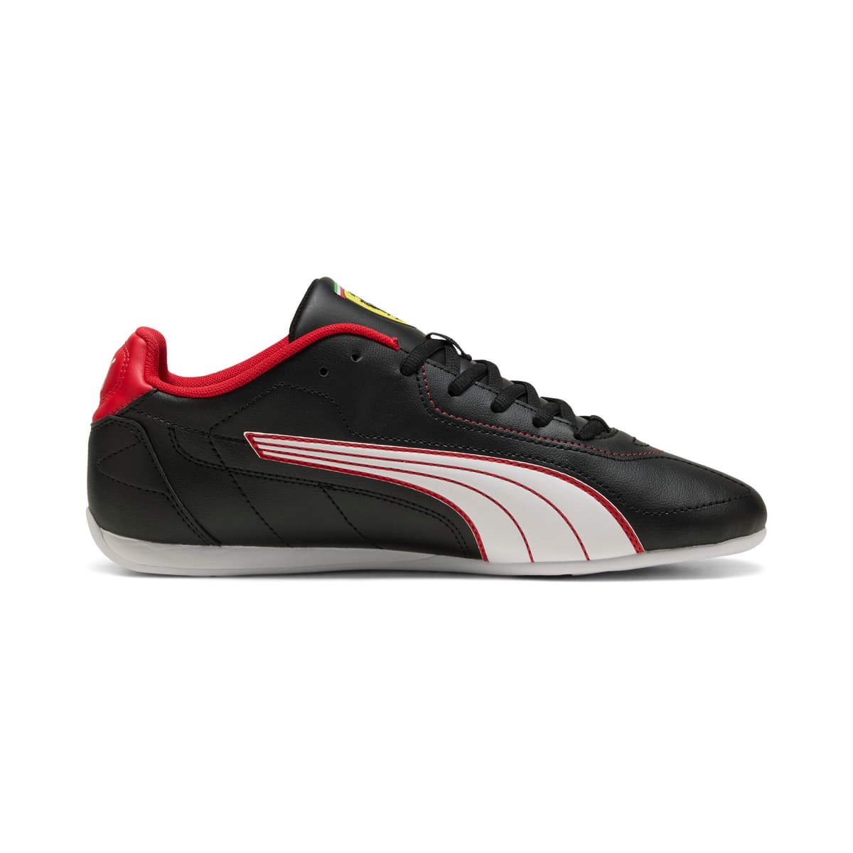 PUMA Scuderia Ferrari Catch uniseks sneakers, Zwart/Wit, Maat 40 thumbnail 3