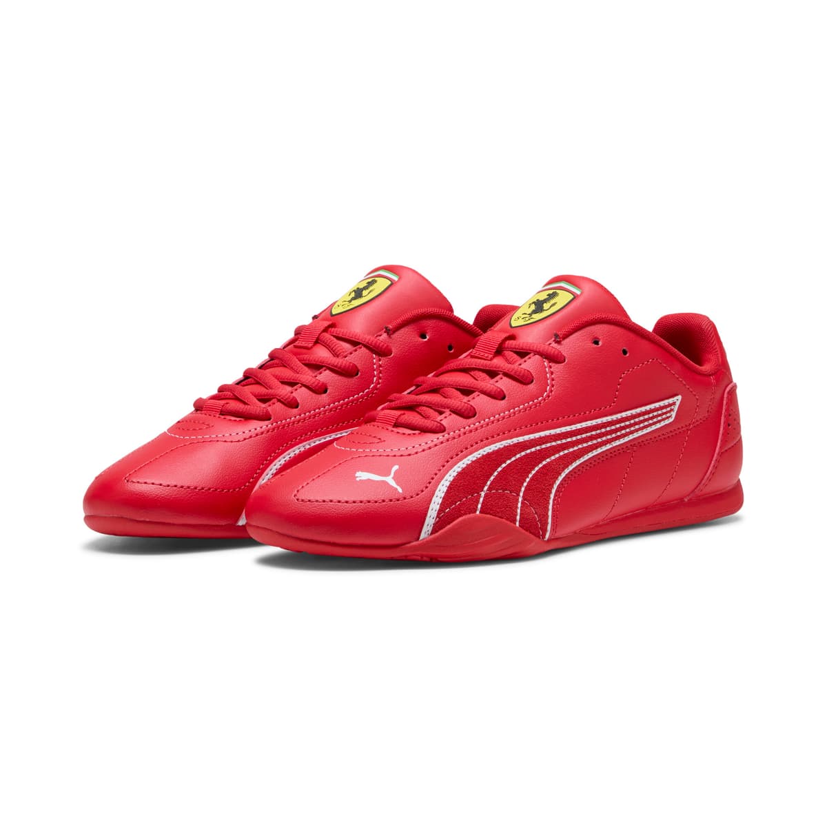 PUMA Scuderia Ferrari Catch uniseks sneakers, Rood/Wit, Maat 45