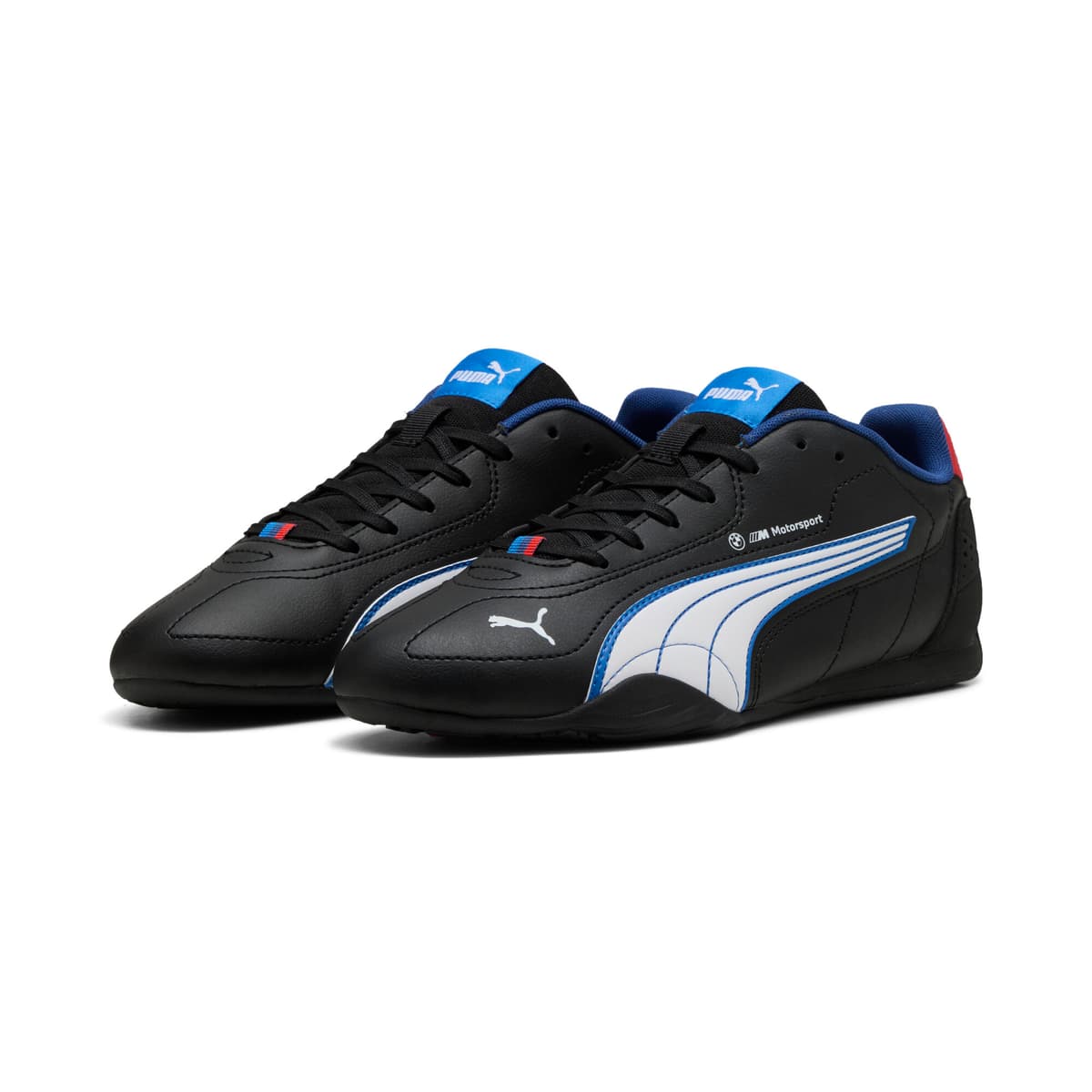 PUMA BMW M Motorsport Catch uniseks sneakers, Zwart/Wit, Maat 41