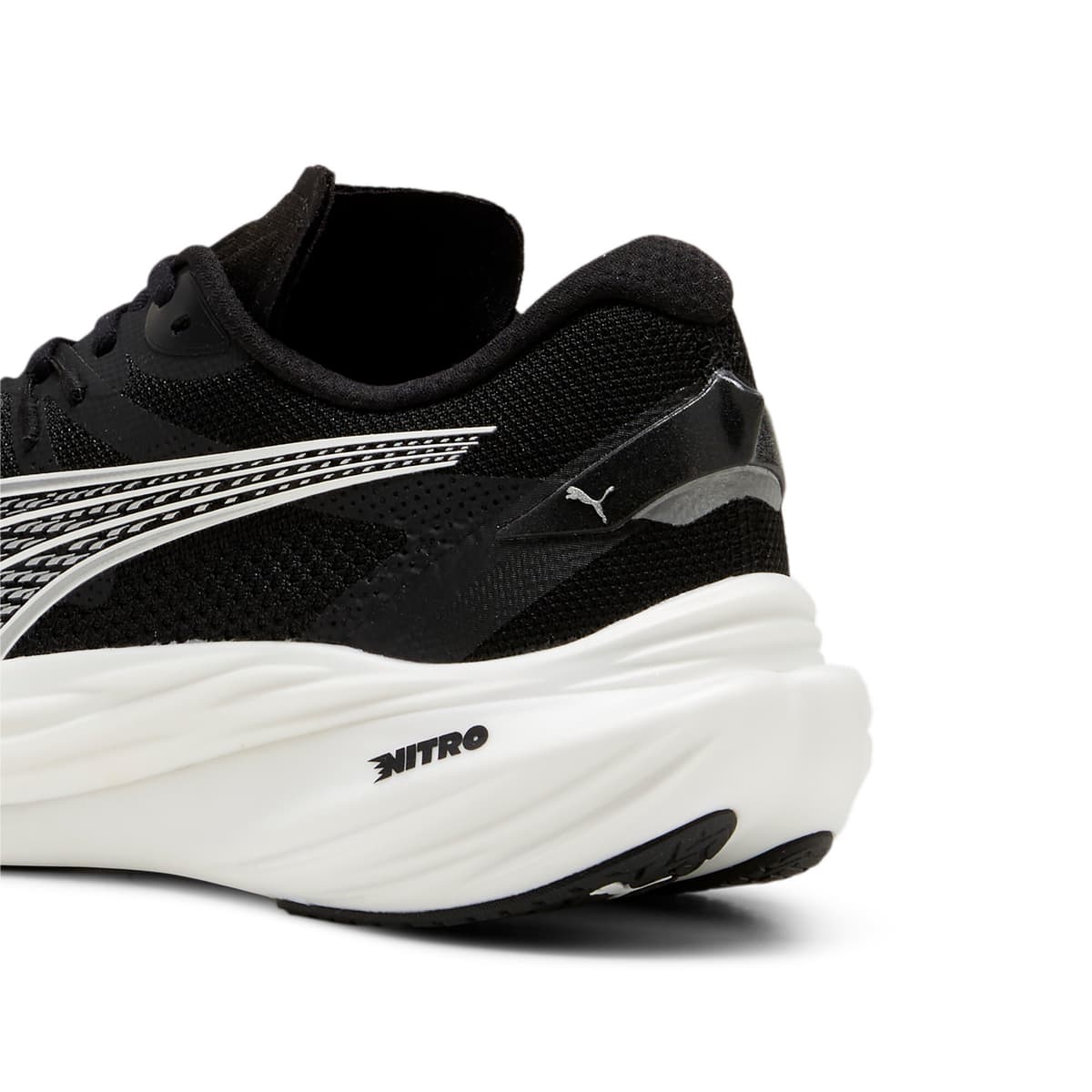 PUMA Deviate NITROâ¢ 3 hardloopschoenen voor Heren, Zwart/Wit, Maat 40 thumbnail 5